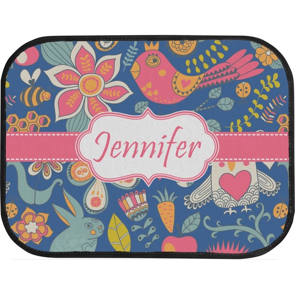 Owl & Hedgehog Back Seat Car Mat