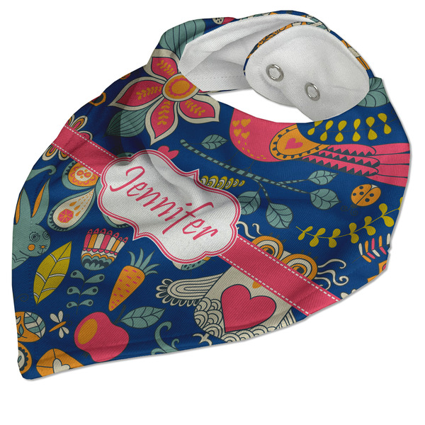 Owl & Hedgehog Bandana Closed