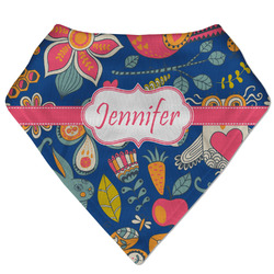 Owl & Hedgehog Bandana Bib (Personalized)