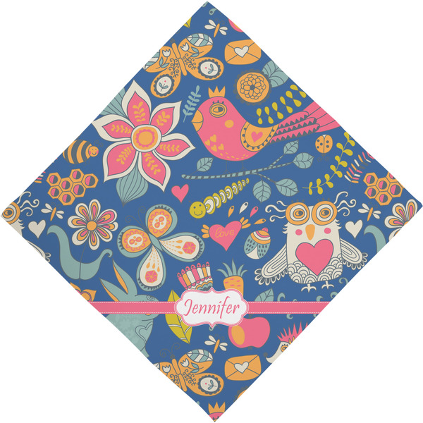Owl & Hedgehog Bandana - Full View