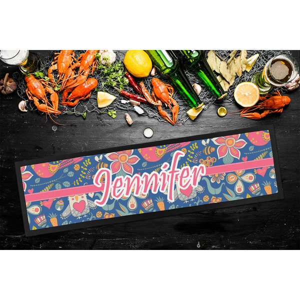 Owl & Hedgehog Bar Mat - Large - LIFESTYLE