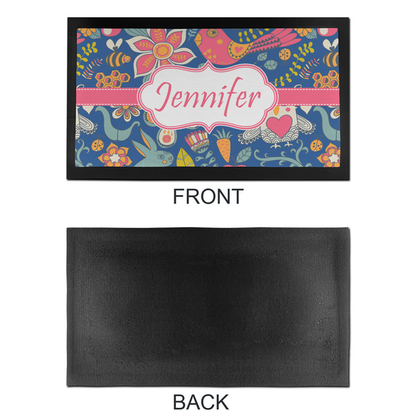 Owl & Hedgehog Bar Mat - Small - APPROVAL