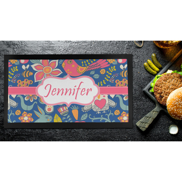 Owl & Hedgehog Bar Mat - Small - LIFESTYLE