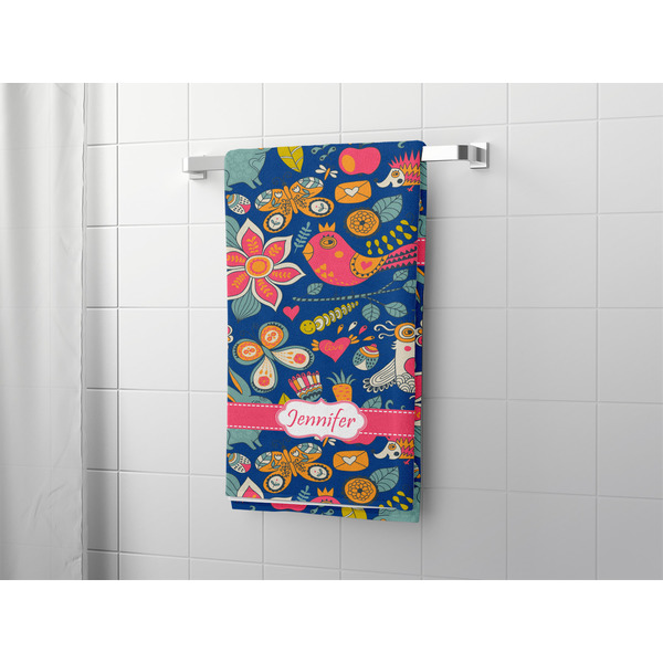 Owl & Hedgehog Bath Towel - LIFESTYLE