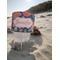 Owl & Hedgehog Beach Spiker white on beach with sand