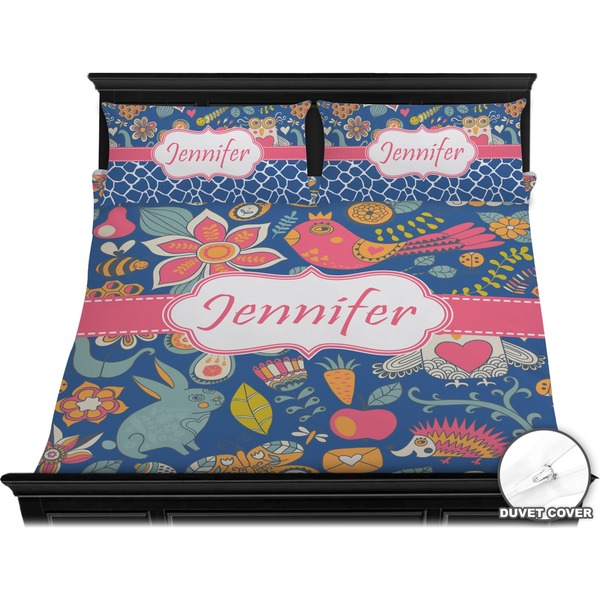 Owl & Hedgehog Bedding Set (King) - Duvet