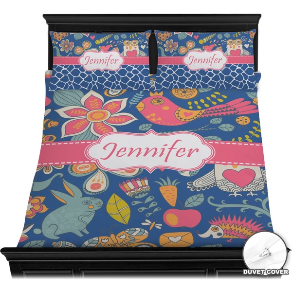 Owl & Hedgehog Bedding Set (Queen) - Duvet