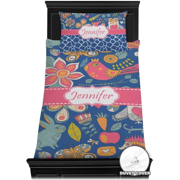 Owl & Hedgehog Bedding Set (Twin) - Duvet