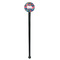 Owl & Hedgehog Black Plastic 7" Stir Stick - Round - Single Stick