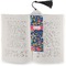 Owl & Hedgehog Bookmark with tassel - In book