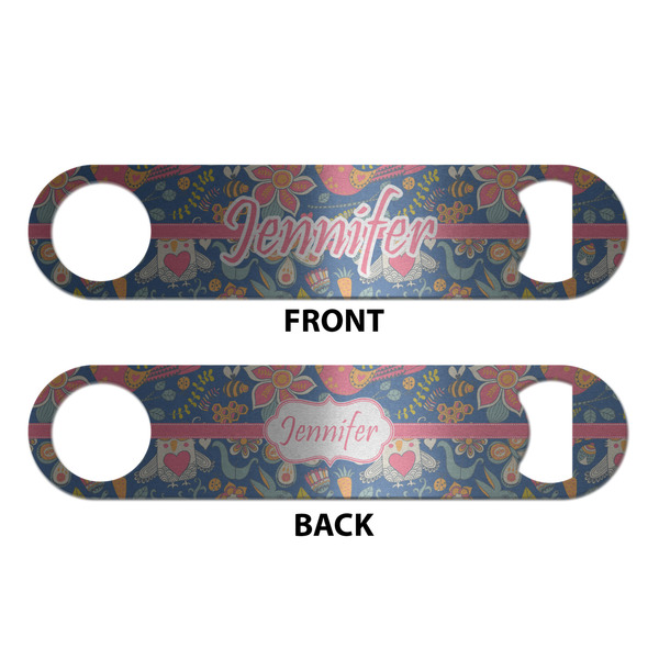 Owl & Hedgehog Bottle Opener - Front & Back