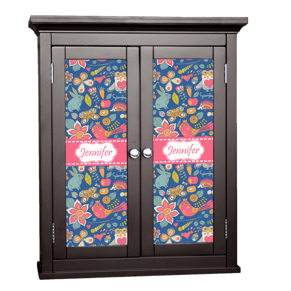 Custom Owl & Hedgehog Cabinet Decal - Custom Size (Personalized)