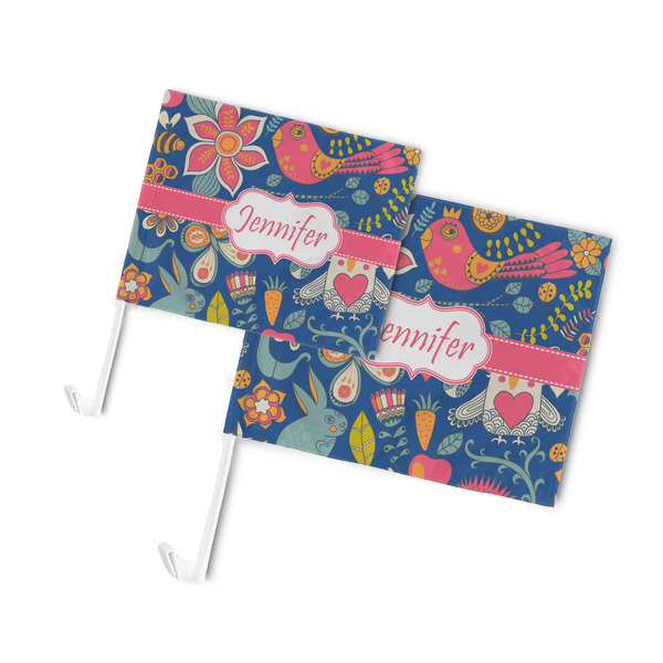 Owl & Hedgehog Car Flags - PARENT MAIN (both sizes)