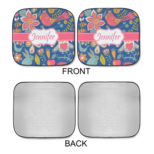 Owl & Hedgehog Car Sun Shades - APPROVAL