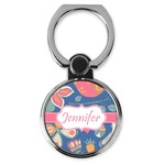 Owl & Hedgehog Cell Phone Ring Stand & Holder (Personalized)