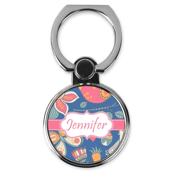 Custom Owl & Hedgehog Cell Phone Ring Stand & Holder (Personalized)