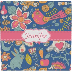 Owl & Hedgehog Ceramic Tile Hot Pad (Personalized)