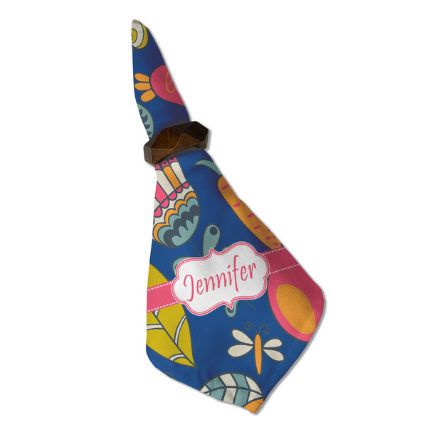 Owl & Hedgehog Cloth Napkins - Personalized Dinner (Folded in Ring) (MAIN)