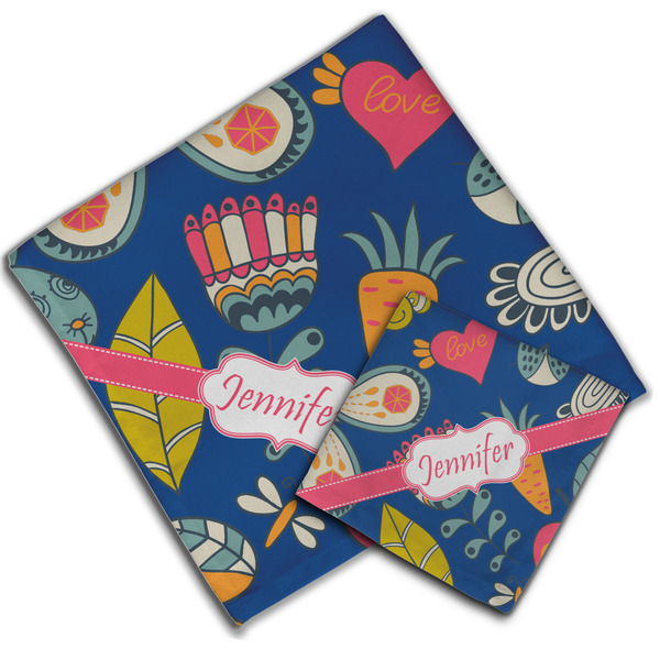 Owl & Hedgehog Cloth Napkins - Personalized Lunch & Dinner (PARENT MAIN)