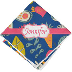 Owl & Hedgehog Cloth Napkin w/ Name or Text