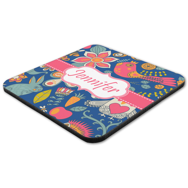 Owl & Hedgehog Coaster Set - FLAT (one)
