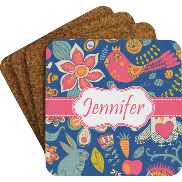 Owl & Hedgehog Coaster Set (Personalized)