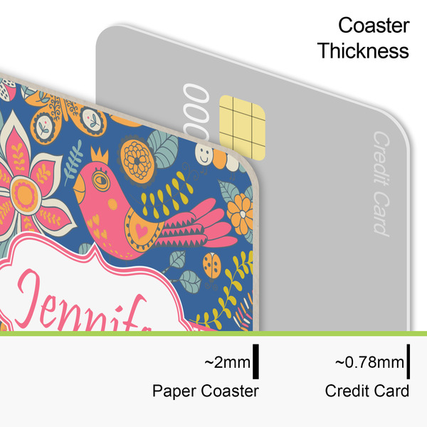 Owl & Hedgehog Coaster Thickness