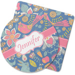 Owl & Hedgehog Rubber Backed Coaster (Personalized)