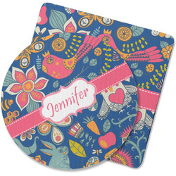 Owl & Hedgehog Rubber Backed Coaster (Personalized)