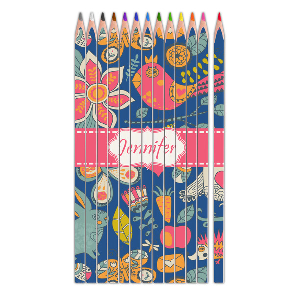 Custom Owl & Hedgehog Colored Pencils (Personalized)