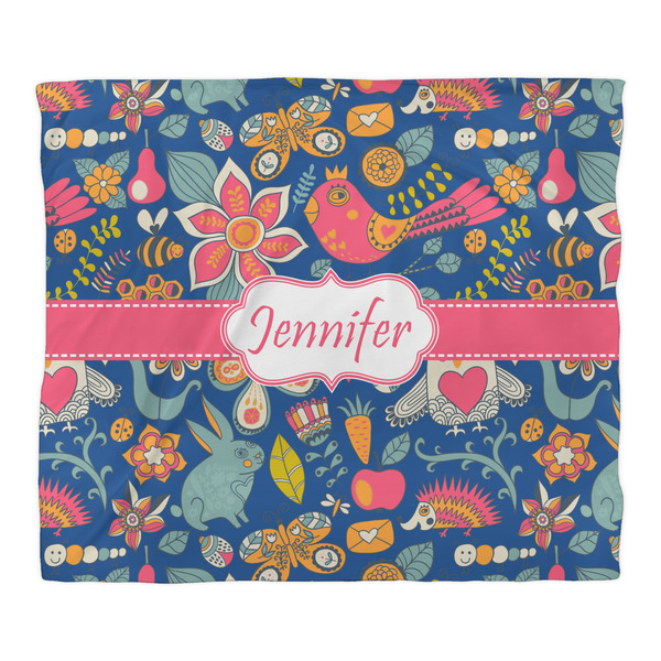 Owl & Hedgehog Comforter - King - Front