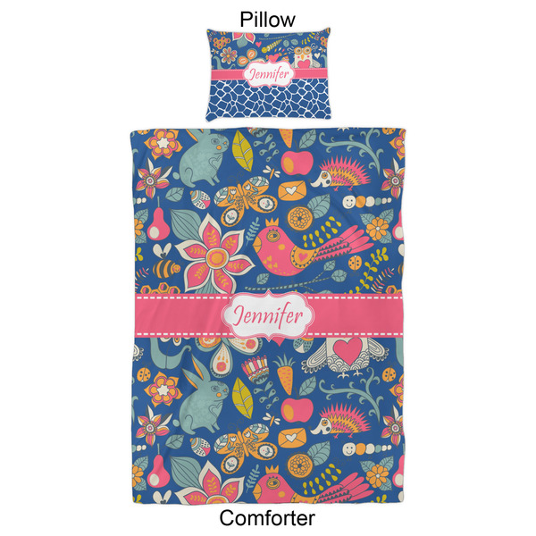 Owl & Hedgehog Comforter Set - Twin XL - Approval