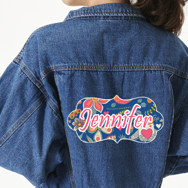 Custom Owl & Hedgehog Twill Iron On Patch - Custom Shape - 3XL (Personalized)