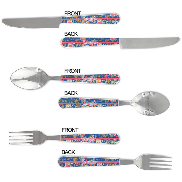 Owl & Hedgehog Cutlery Set - APPROVAL