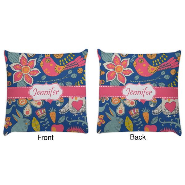 Owl & Hedgehog Decorative Pillow Case - Approval