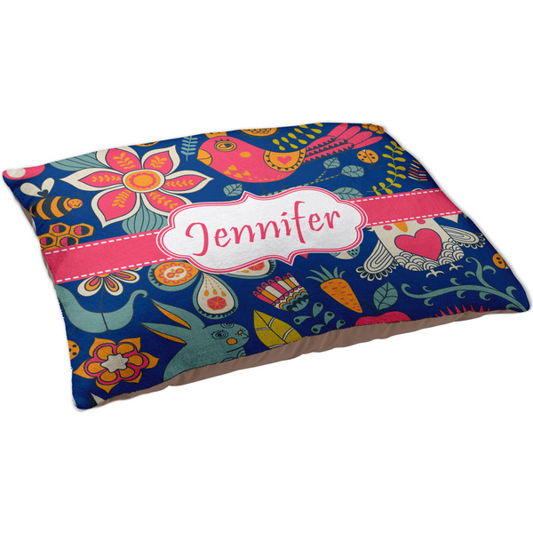 Owl & Hedgehog Dog Bed - Large