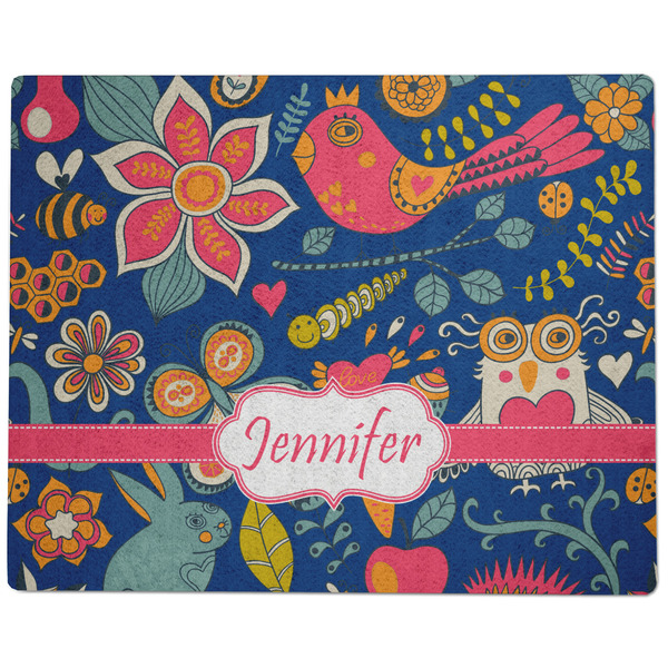 Owl & Hedgehog Dog Food Mat - Large without Bowls