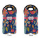 Owl & Hedgehog Double Wine Tote - APPROVAL (new)
