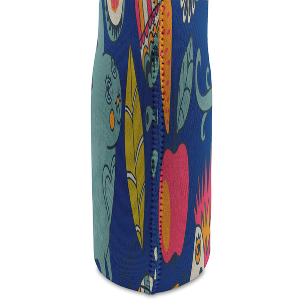 Owl & Hedgehog Double Wine Tote - DETAIL 2 (new)