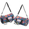 Owl & Hedgehog Duffle bag small front and back sides