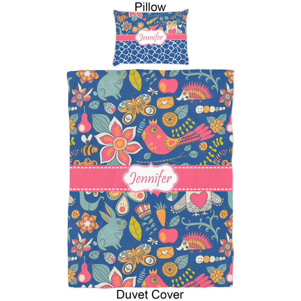 Owl & Hedgehog Duvet Cover Set - Twin - Approval