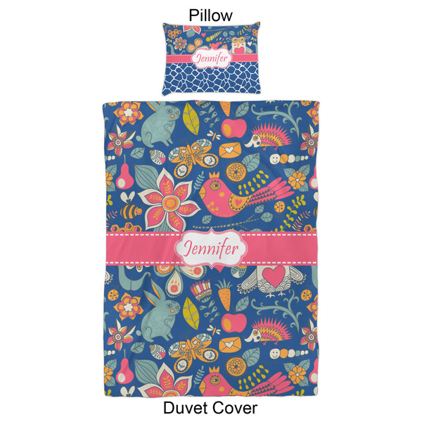 Owl & Hedgehog Duvet Cover Set - Twin XL - Approval