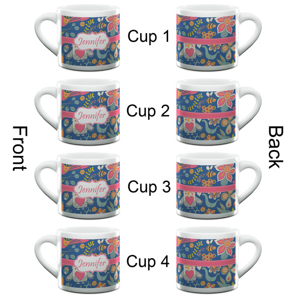 Owl & Hedgehog Espresso Cup - 6oz (Double Shot Set of 4) APPROVAL