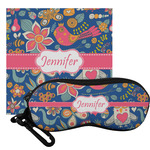 Owl & Hedgehog Eyeglass Case & Cloth (Personalized)