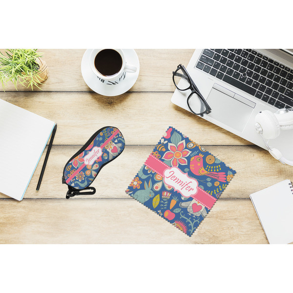 Owl & Hedgehog Eyeglass Case and Cloth Set - LIFESTYLE