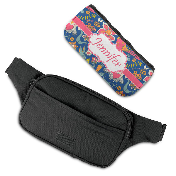 Owl & Hedgehog Fanny Packs - FLAT (flap off)