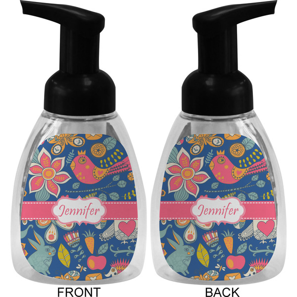 Owl & Hedgehog Foam Soap Bottle (Front & Back)
