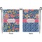 Owl & Hedgehog Garden Flag - Double Sided Front and Back