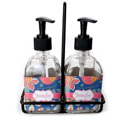 Owl & Hedgehog Glass Soap & Lotion Bottles (Personalized)