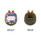 Owl & Hedgehog Golf Ball Hat Clip Marker - Apvl - GOLD